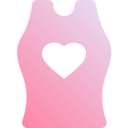 garment,femenine,clothing,fashion,clothes,Sleeveless,shirt,t shirt,heart